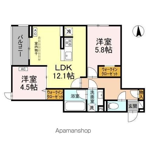セレスティア上井草の間取り写真