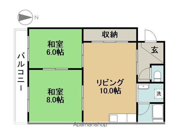 ハイツ吉川の間取り写真
