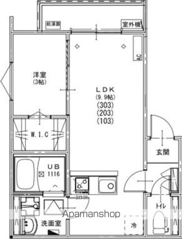 KEIAI RESIDENCE松戸IIの間取り写真