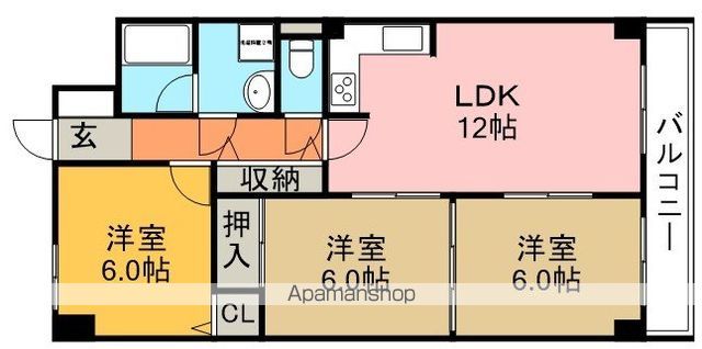 インペリアル花屋敷の間取り写真
