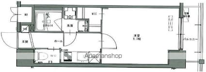 Ｓｕｇａｒ　Ｈｉｌｌｓ　Ｏｚｏｎｅ　Ｔｅｒｒａｃｅ[1K/26.85m2]の間取図