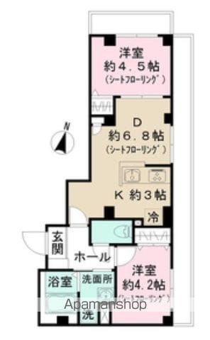 シャインピーチの間取り写真