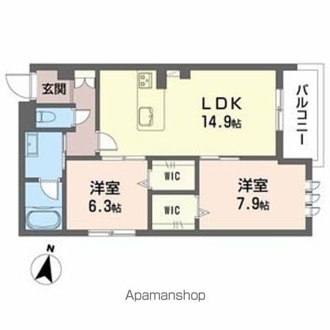 シャーメゾン セレーノ ベフの間取り写真