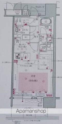 クレアホームズフラン天王寺駅前の間取り写真