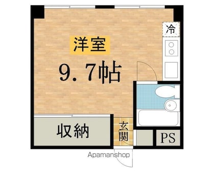 レディース・ビレッジ　ヨシトモ[1R/21.15m2]の間取図