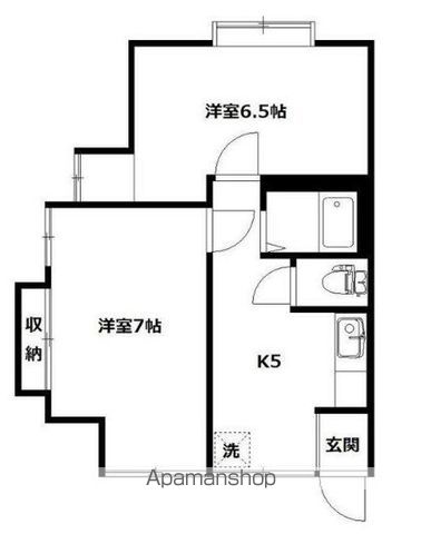 サンハイツ西横浜の間取り