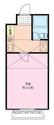 ジュネパレス松戸第１５４[1K/17.6m2]の間取図