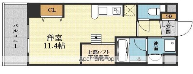 ドルチェヴィータ新大阪の間取り写真