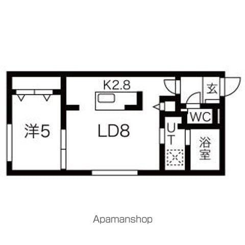 ブランシャール円山医大前の間取り写真