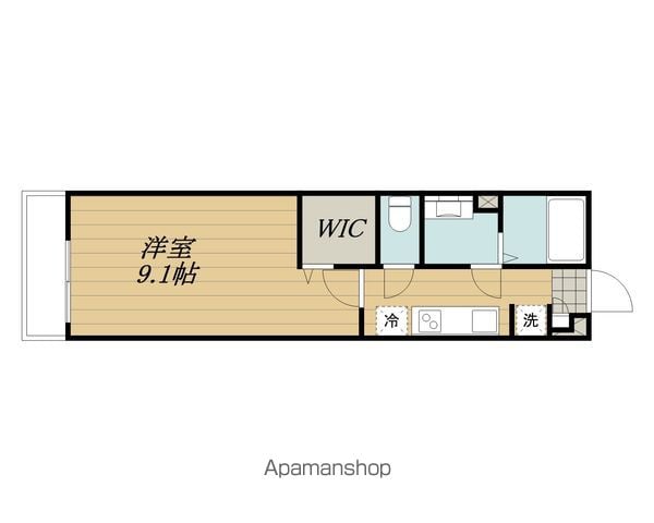 【立川市砂川町のアパートの間取り】