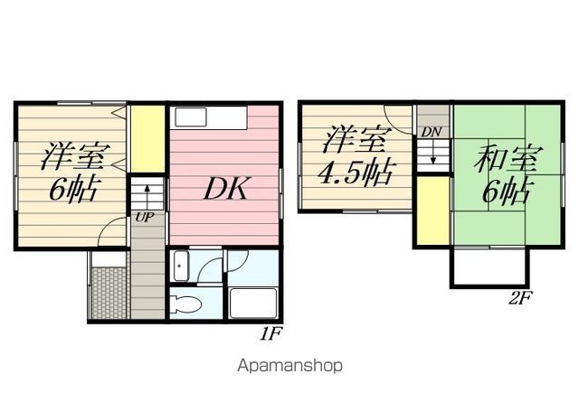 和歌山市杭ノ瀬の戸建ての間取り