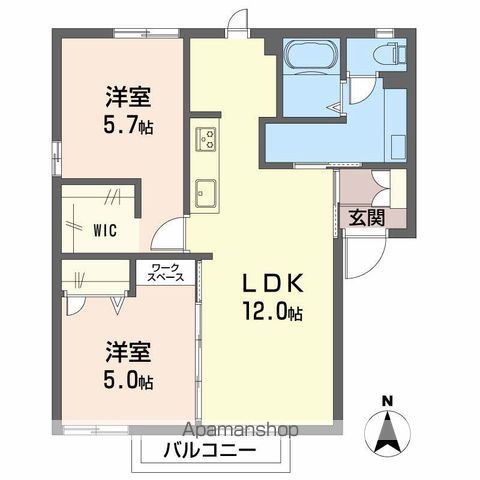 フレグランス清水の間取り写真