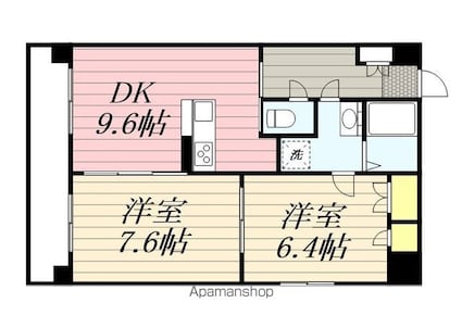 ｉ．ｂｉｓ柏の葉[1LDK/54m2]の間取図