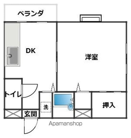 サンロード津高の間取り写真