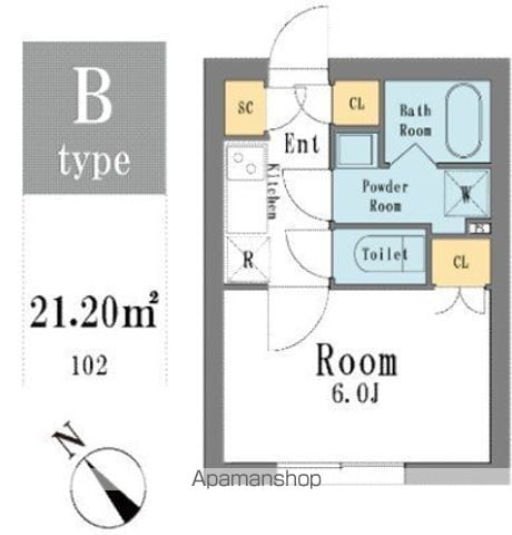 杉並区荻窪のマンションの間取り