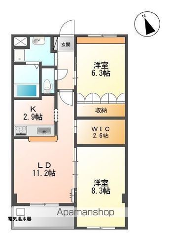フレアマンションIIの間取り写真