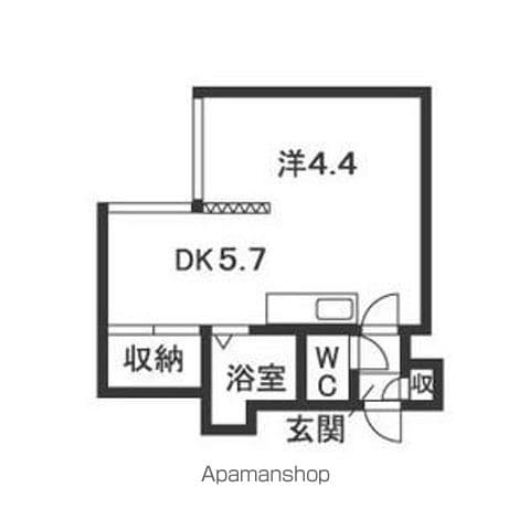 スカイコート新札幌Aの間取り写真