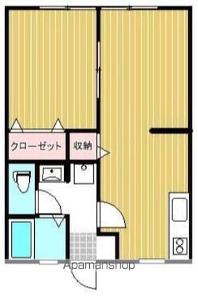 サンライフ中津　Ｃ棟[1LDK/40.92m2]の間取図