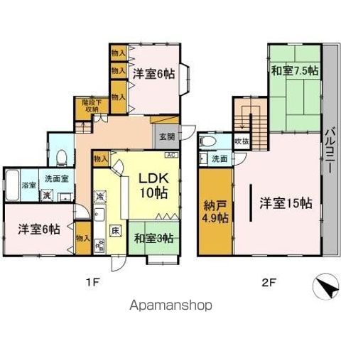 【大賀邸の間取り】