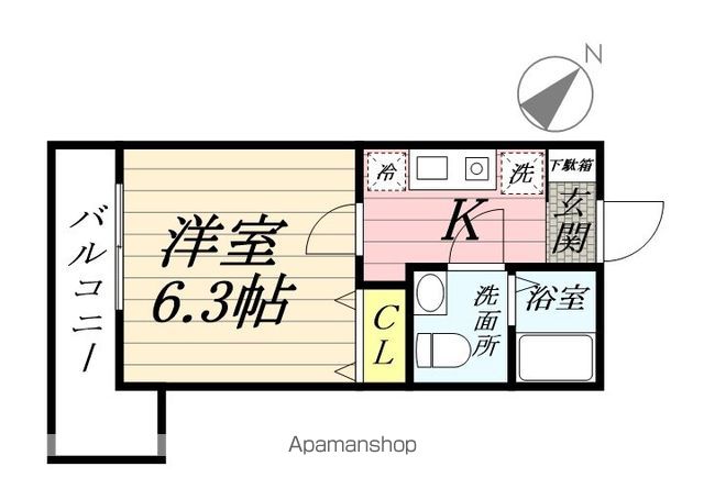 SHOKEN VILLA横浜尻手の間取り写真