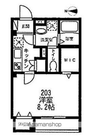 ヘリテージ椎名町 B棟の間取り写真
