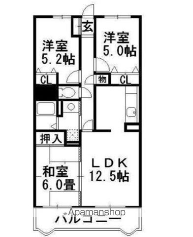 グレージュ長後の間取り