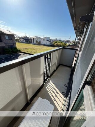 アイリスガーデン菰池　Ｂ棟[2DK/42.08m2]のバルコニー