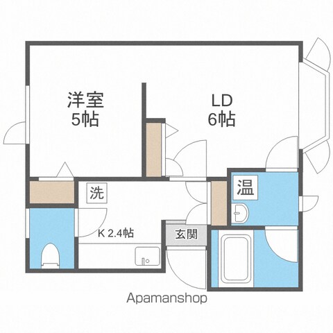 ユートピア菊水壱番街A棟の間取り写真