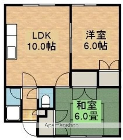 KYハイツの間取り写真