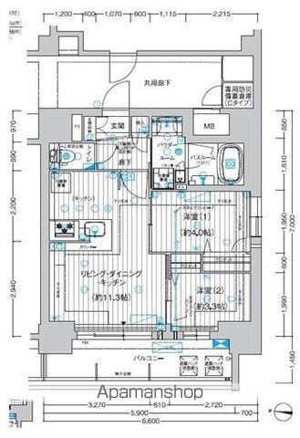 プレサンス レイズ 鶴舞公園の間取り写真
