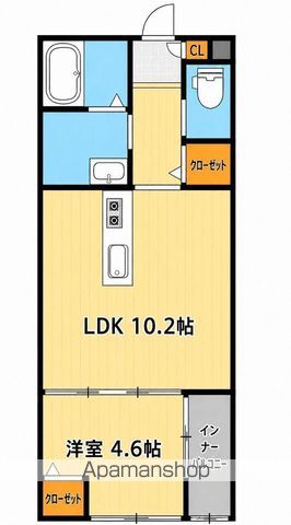 宮崎市 3階建 築2年の間取り写真