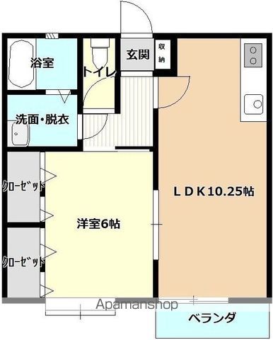 吉備コーポの間取り写真