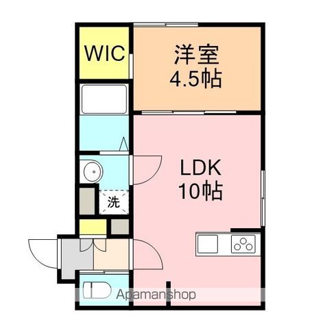 学校町通アパートの間取り写真