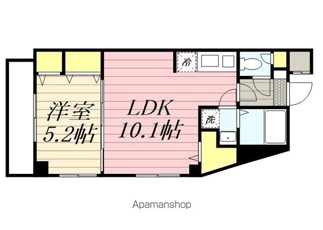 グランディオ検見川の間取り