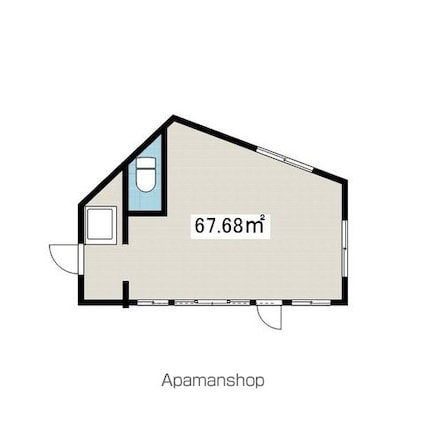 タカラビル[1R/67.68m2]の間取図