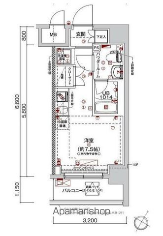 【クラリッサ横浜フロードの間取り】