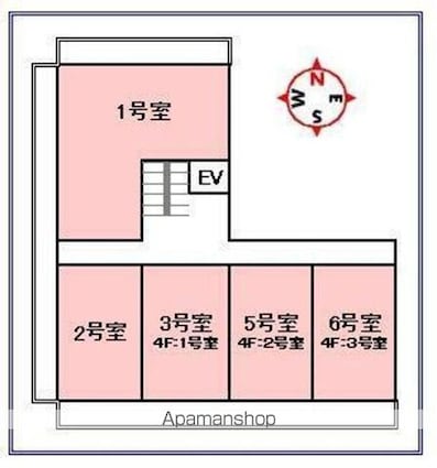 第二にきたつハイツ[2LDK/58.84m2]の配置図