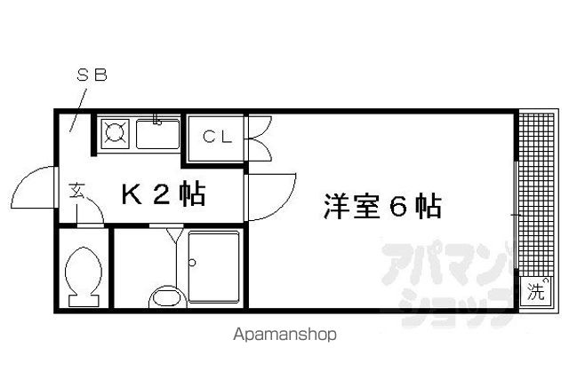 マンション和の間取り写真