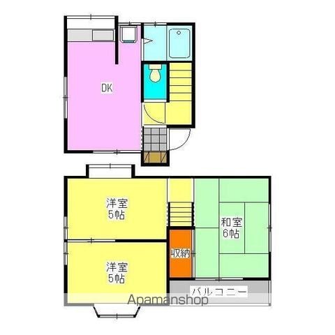 初富本町2丁目貸家の間取り写真