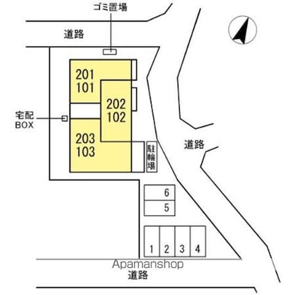 Ｇｒａｎｄーｒｏｏｍ衣山[2LDK/58.76m2]の配置図
