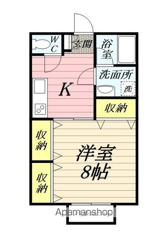パレス小沢7の間取り写真