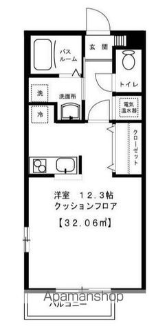 日野市平山のアパートの間取り