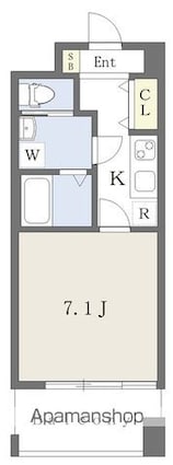 ＮＥＲＯ[1DK/26.18m2]の間取図
