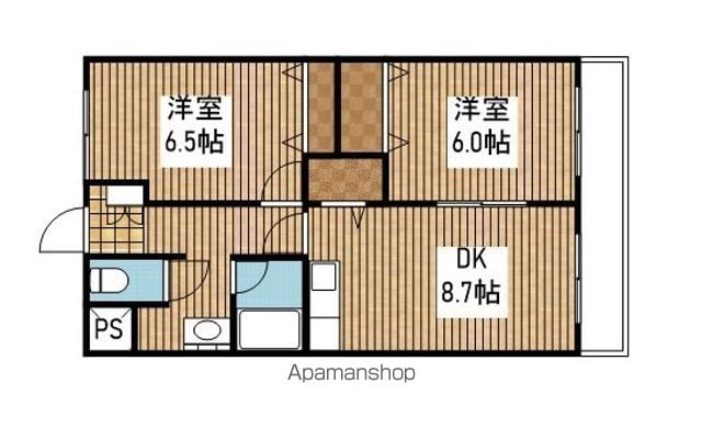 オーベルジュ紫竹山IIの間取り写真