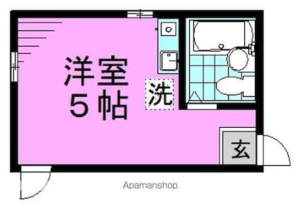 ライフピアエチュード[1R/10.17m2]の間取図