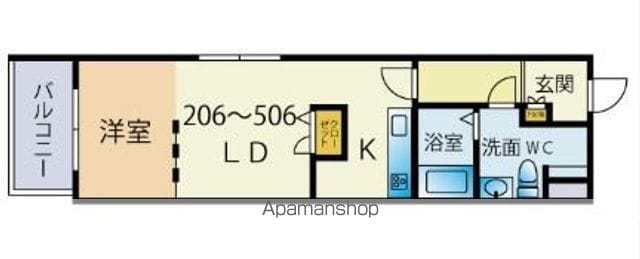 GRANPASEO大濠の間取り写真