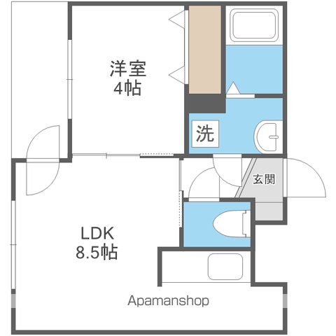 MARRIOTT共栄町の間取り写真