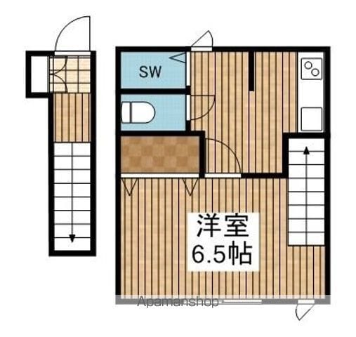 メゾンノーサイド白山駅前の間取り写真