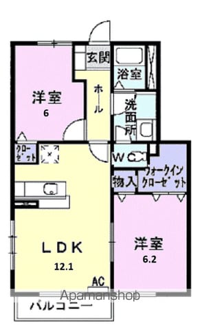 サンライトKIIIの間取り写真