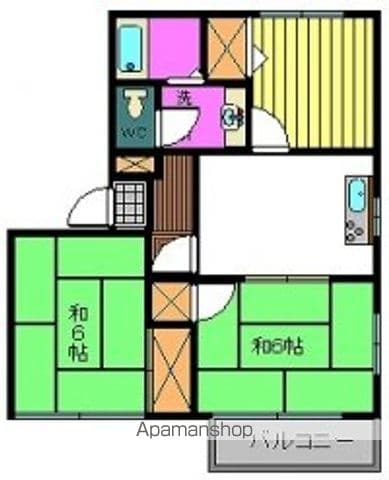 希望西アネックスCの間取り写真